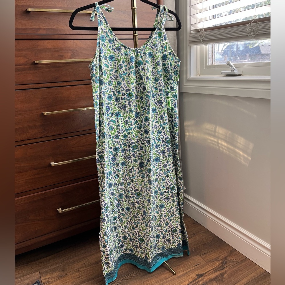 Floral Sleeveless Hand Made Dress